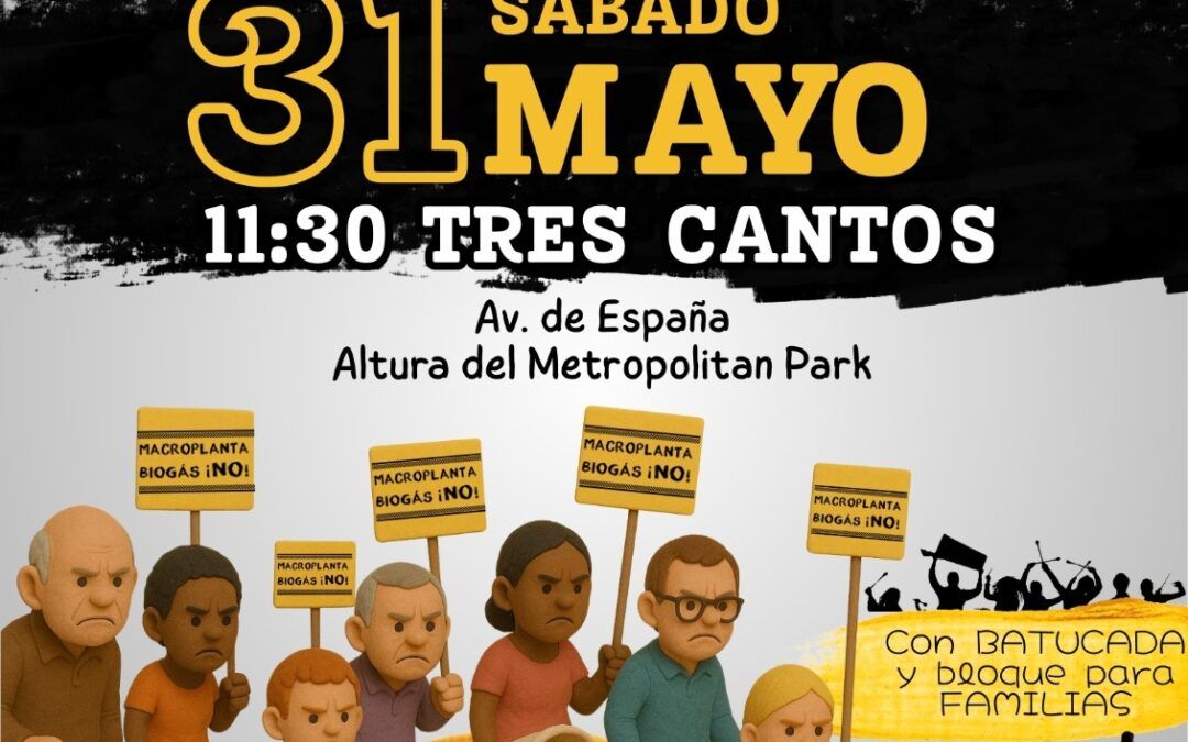 Nueva manifestación en Tres Cantos